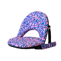 Siège de stade pliant Tatami de style japonais, coussin de sol inclinable de luxe pour pique-nique en plein air, camping, chaise de bronzage avec logo