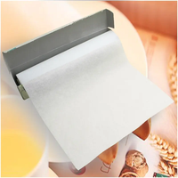 Papier sulfurisé vierge avec boîte distributrice, feuilles antiadhésives pour la cuisson, la pâtisserie et l'emballage