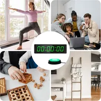 Timer & Stopwatch Digital LED Portabel untuk Latihan Gym, Rumah, dan CrossFit dengan Fitur Countdown dan Tombol Start/Stop