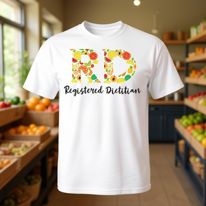 T-shirt pour diététicien agréé (RD) – Vêtement promotionnel pour les passionnés de bonne alimentation et de nutrition - Product Image 3