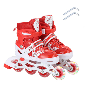 Patines de ruedas para niños flash traje de patinaje <span class=keywords><strong>casco</strong></span> de bicicleta de seguridad para niños pequeños - Product Image 1