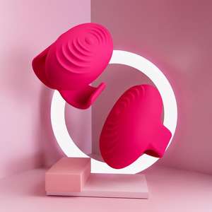 Condón de dedo vibrador, condón de coqueteo sexual masculino y femenino, ojiva, vibrador de dedo de huevo de salto - Product Image 6