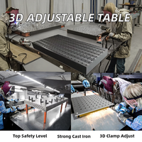 Station de soudage 3D réglable pour la fixation et le serrage de petites structures de soudage en acier Q355 et fonte HT300 – Garantie 3 ans
