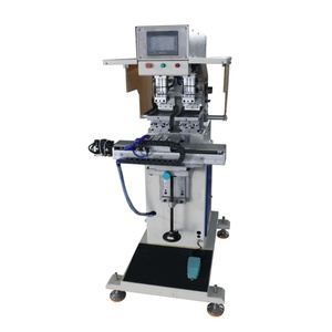 Máquina de Impresión de Tampografía Automática de Alta Precisión de Dos Colores con Bancada de Trabajo y Almohadillas Independientes, Motor y Rodamiento Nuevo para Etiquetas - Product Image 1