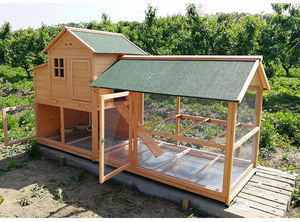 Poulailler en bois étanche pour animaux, 4 pièces, barrières à l'huile de lapin, cage d'extérieur à vendre - Product Image 6