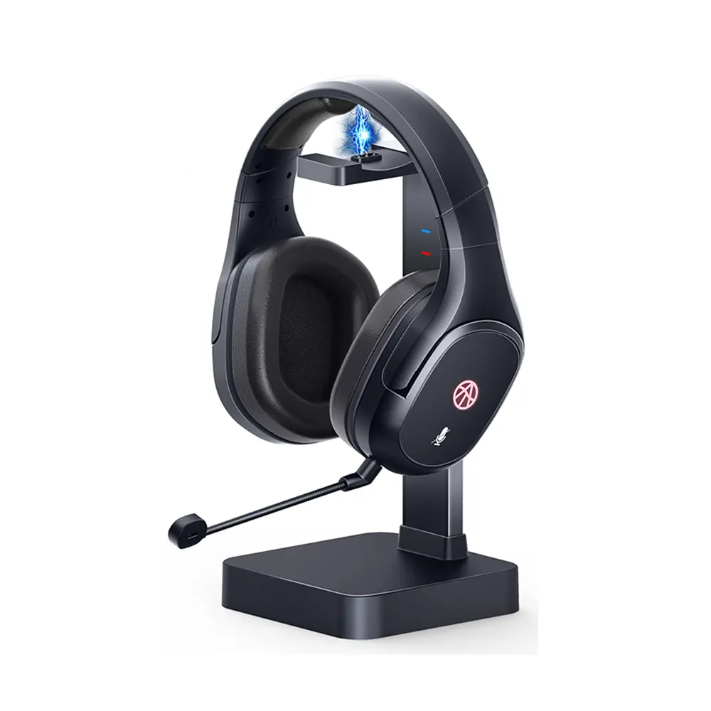 game headset with microphone 2.4G wireless gaming headset