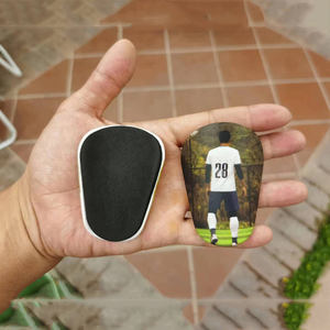 OEM design universale a nido d'ape in plastica bianca da calcio shinguard sublimazione sport di calcio <span class=keywords><strong>parastinchi</strong></span> per gli studenti atletici - Product Image 4