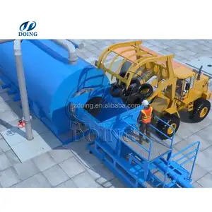 Henan DOING 5T waste tire and plastic recycle pyrolysis plant to oil pyrolysis machine