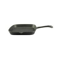 Poêle à griller pour steak, pour la cuisine à domicile, le camping, facile à nettoyer, poêle à frire pour la cuisson