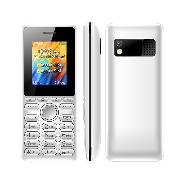 4G LTE UNIWA FD004 Seniors Phone 1.77 Inch Screen Dual SIM Card Unisoc T107 Processor Spanish/German Language Qwerty Keyboard