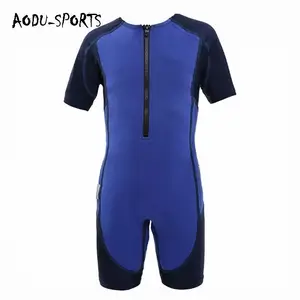 Hot-selling Custom Logo 2 Mm 3 Mm Short Sleeve Kids Neoprene Diving Wetsuit For Swimming