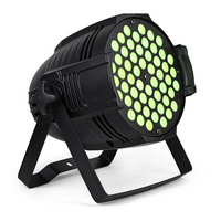 54 projecteurs LED PAR RGBW 3W avec contrôle DMX512, haute luminosité, en ABS, avec variateur d'intensité, pour fêtes, discothèques, bars, concerts et événements