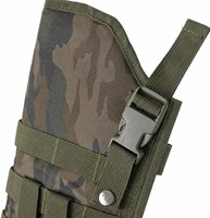 Housse de rangement longue et rembourrée pour équipement, avec six anneaux en D, sangle réglable et boucle à dégagement rapide pour le transport sur le terrain