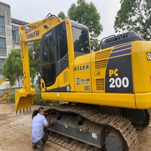 Offre Spéciale – Excavatrice sur Chenilles Hydraulique Komatsu PC200 d'Origine Japonaise, 20 Tonnes, Modèle PC200, Occasion - Product Image 2