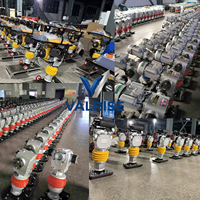 Pilonneuse thermique en aluminium 6,5 CV 65 kg légère, compacte, 800 battements par minute, pour espaces confinés
