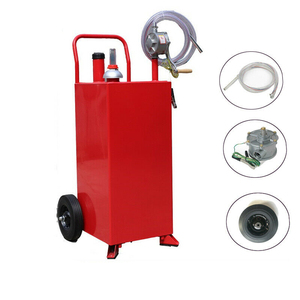 Depósito de transferencia de combustible portátil, depósito de gasolina de 30 galones con ruedas, Color Rojo - Product Image 1
