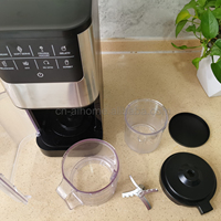 Machine à glaces et sorbets électrique automatique de haute qualité Aihome pour la maison, avec bol mélangeur, 800W