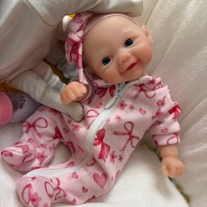 OtardDolls Muñeca bebé Reborn de silicona de 8 pulgadas, realista, suave y elástica, para adolescentes, juguete - Product Image 2