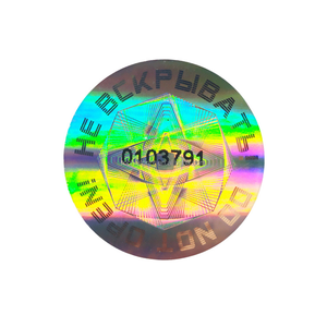 Custom Tamper Proof <strong>Hologram</strong> Stickers Security <strong>Hologram</strong> Sticker <strong>With</strong> Qr Code and <strong>Serial</strong> <strong>Number</strong> - Product Image 3