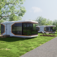Casa Modular Ecológica de Acero de Lujo, Contenedor, Oficina Móvil, Cabaña Prefabricada, Vivienda Moderna para Exteriores