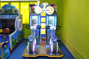 2 joueurs monnayeur enfants vélo jeu de course vélo machine de jeu d'arcade - Product Image 6