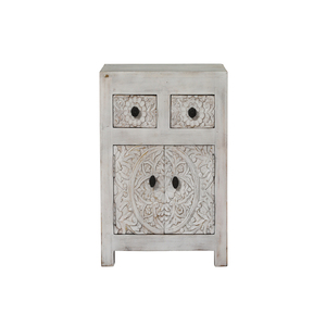 Wooden Bedside Table Bedroom Side Cabinet with Enhanced Storage Capacity and Modern Decorative Furniture Design - Product Image 4