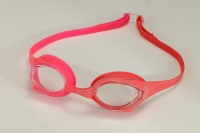 Nouvelles lunettes de natation d'été avec logo imprimé, sangle en silicone de haute qualité, lentille en PC anti-buée, petite taille pour enfant