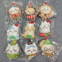 Nouveaux designs 2026 : Porte-clés en peluche Chiikawa du Japon, mini-peluches de Noël, pendentifs de sac, cadeaux de Noël, poupées porte-clés