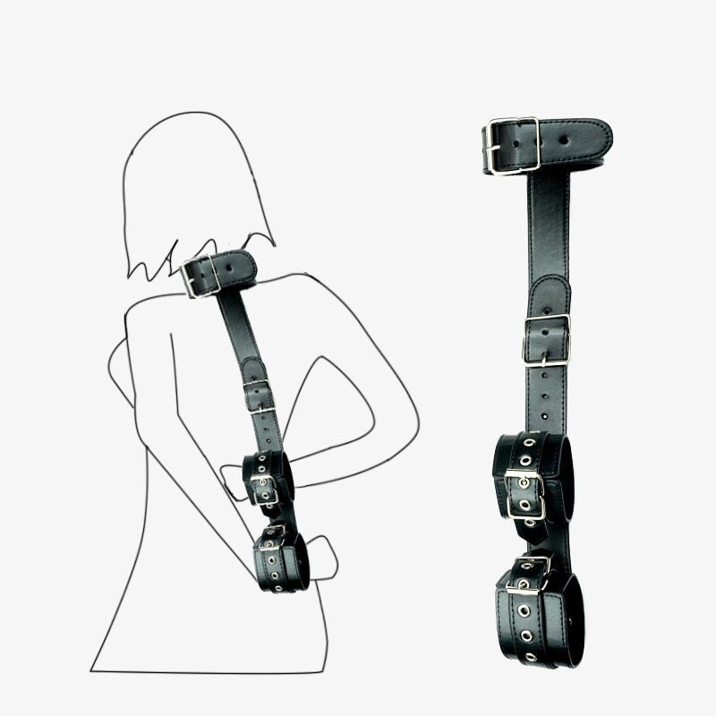 China High Quality Bondage-Sex-Toys Leather Collar Bdsm With Handcuff Bed Bondage Restraint Kit