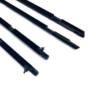 HYA Selo Do Carro 4PCS Weatherstrip Janelas Selo Da Porta Guarnição Moldagem Cinto Automotivo De Borracha Weather Strip - Product Image 3