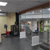 Puerta de Seguridad RFID de 13.56mhz, ISO15693 HF 3D, Lector de 100000 Registros, WIFI/Ethernet/USB/RS232, Sistema Antirrobo EAS +AFI para Bibliotecas y Tiendas