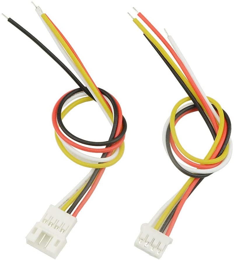 JST XH2.54 4 Pin Male and female wire connector