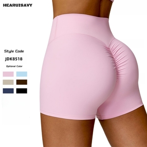 Wholesalers Custom LOGO Casual Sportswear High Waist Workout Running Biker <strong>Shorts</strong> <strong>for</strong> <strong>Women</strong> Gym Fitness Wear - Product Image 3