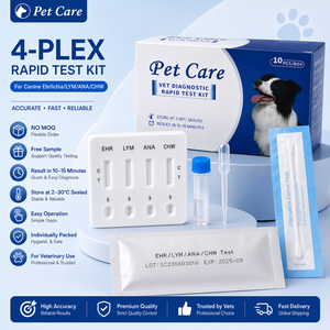 <span class=keywords><strong>Test</strong></span> rapide vétérinaire Canine RLN : Kit de <span class=keywords><strong>test</strong></span> de <span class=keywords><strong>grossesse</strong></span> canine en cassette, échantillon gratuit, haute qualité pour la maison/la clinique - Product Image 2