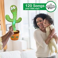 Cactus Dansant et Parlant CJH pour le Dropshipping, Jouets Répétitifs Chantants et Interactifs, Cactus Soleil Parlant