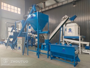 Nouvelle <span class=keywords><strong>machine</strong></span> à granulés d'aliments 500 kg/h pour volailles, bétail, élevages, moutons, poulets, porcs, avec broyeur, mélangeur, pelletiseur et refroidisseur - Product Image 2