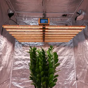 Koniea Groothandel Hoge Kwaliteit Full Spectrum 720W 900W 4 Kanaal Led Grow Light Bar Commerciële Dimbare Led Grow Light Lampkits