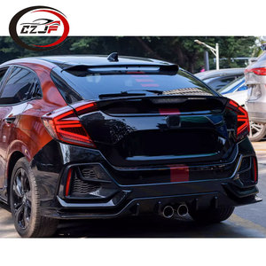 Czjf ไฟท้าย LED ดัดแปลงใหม่สำหรับ Honda <span class=keywords><strong>Civic</strong></span> <span class=keywords><strong>hatchback</strong></span> 2016 2017 2018 <span class=keywords><strong>2019</strong></span>ไฟเบรกเลี้ยวสีแดง2020 - Product Image 3