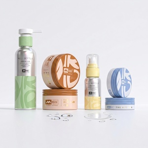 Aluminum Cosmetic <b>Bottle</b> for Shampoo with Pump 150ml Refillable Eco-Friendly Packaging OEM Custom Logo - Product Image 3