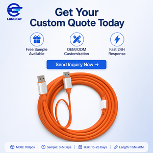 <span class=keywords><strong>Cable</strong></span> de Extensión Activo <span class=keywords><strong>USB</strong></span> 3.2 Gen 2 LUNGKAY, Repetidor de Señal SuperSpeed+ de 10 Gbps, 1.5M-20M, para Cámaras Industriales VR, OEM Personalizado - Product Image 6
