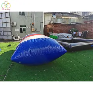 Inflável pólo aquático bungee jumping saco cama flutuante