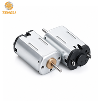 Moteur CC micro-brossé Tengli KFF-M20VA 1,5-3,7V 8000-17100 tr/min avec aimant NdFeB pour jouets, appareils de beauté et robots médicaux