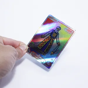 Holographic Collection Cards With Foil Bag Packaging Trading Card For And High Quality Kids Card Games