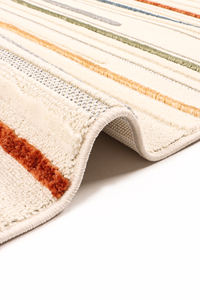 Tapis antidérapant en style kilim tissé Harmony, fabriqué à la machine, 1600 g/m2, 8 mm d'épaisseur, lavable, écologique, polyester, moderne, pour la maison - Product Image 4