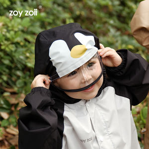 Imperméable pour enfants Zoyzoii, série animaux, 100% polyester, imperméable, imprimé, <span class=keywords><strong>veste</strong></span> de <span class=keywords><strong>pluie</strong></span> pour enfants, <span class=keywords><strong>veste</strong></span> de <span class=keywords><strong>pluie</strong></span> pour filles, vêtements d'extérieur - Product Image 3
