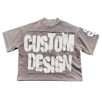 T-shirt personnalisé en coton 100% avec impression numérique, col rond, logo vintage, streetwear, coupe régulière pour homme, respirant