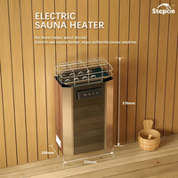 Four de sauna intelligent de haute qualité en acier inoxydable avec panneau de commande en verre trempé 3,5 kW, fabrication OEM/ODM/OBM