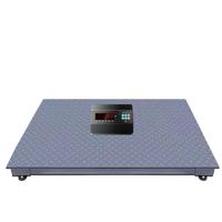 Báscula de Plataforma y Piso de Acero con Pantalla LED LCD, Impermeable, OEM/ODM Personalizable, 1.5*2M de Capacidad, 1 Año de Garantía