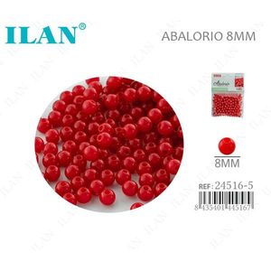ILAN Abalorio Perline Rosse da 8 mm per la Creazione di Gioielli - Product Image 3