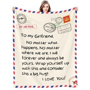 Mantas <span class=keywords><strong>de</strong></span> Felpa <span class=keywords><strong>de</strong></span> Alta Calidad al por Mayor para el Día <span class=keywords><strong>de</strong></span> Acción <span class=keywords><strong>de</strong></span> Gracias, Regalos <span class=keywords><strong>de</strong></span> San Valentín para Novia, Novio, Esposa, Esposo - Product Image 3